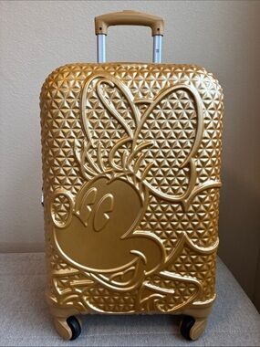 FUL 22” Disney Minnie Mouse Rolling Textured Hardshell Carry-on